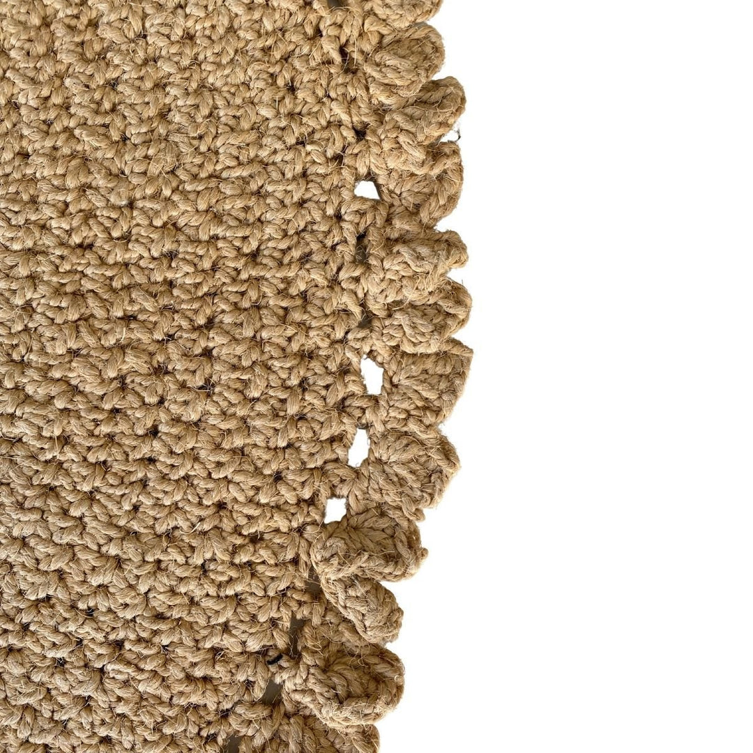 Loop Braided Jute Rug - Size: 3' 5'' - Imam Carpets - Online Shop