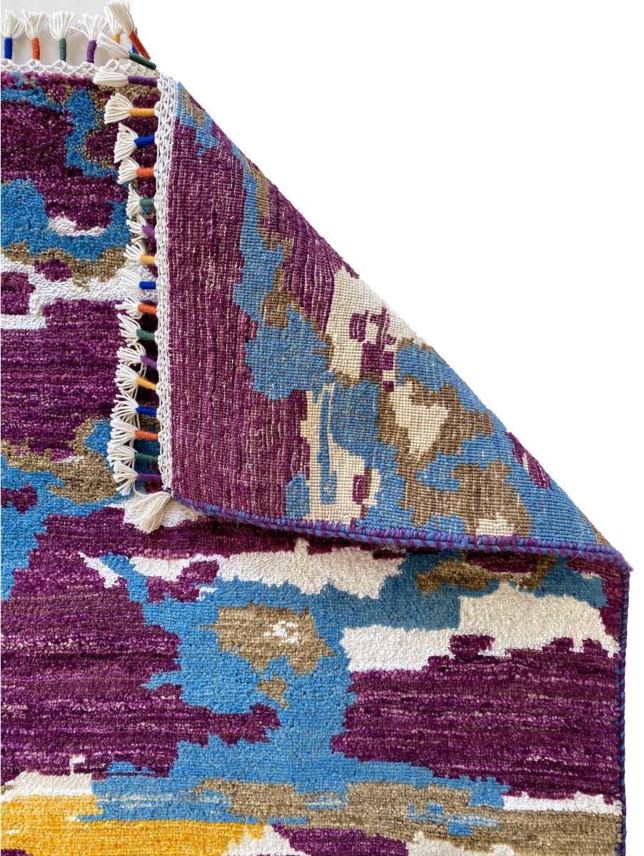 Modern Abstract Rug - Size: 9.2 x 5.11 - Imam Carpets Online Store