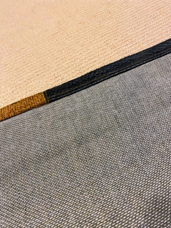 Modern Leather Corner Rug - 9.0 x 6.3 - Imam Carpets - Online Shop