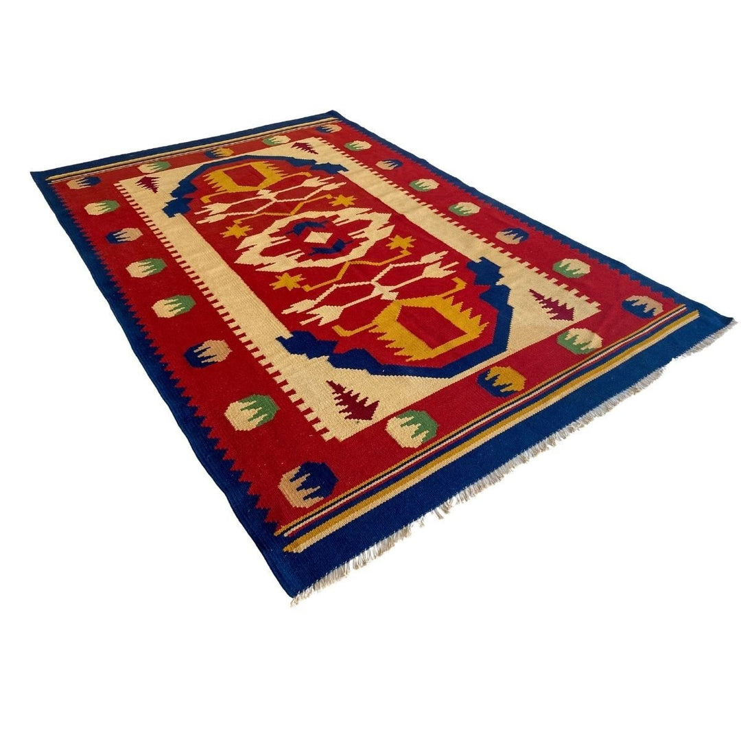 Modern Turkish Kilim - Size: 5.11 x 3.11 - Imam Carpets - Online Shop