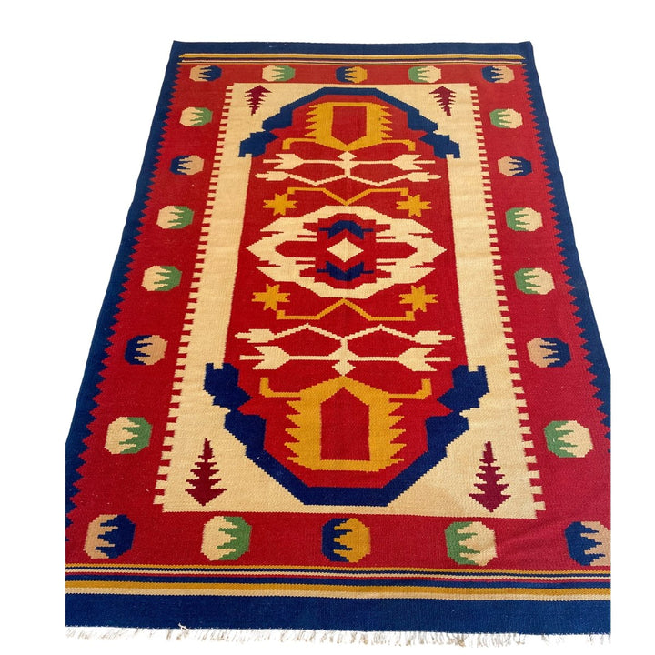 Modern Turkish Kilim - Size: 5.11 x 3.11 - Imam Carpets - Online Shop