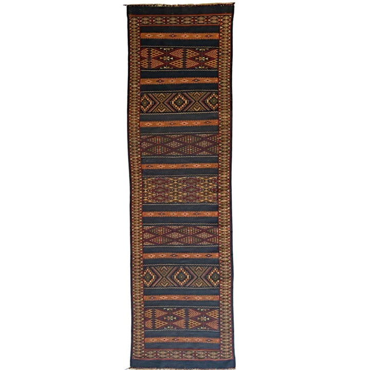 Moroccan Sumak Kilim - Size: 8.9 x 2.5 - Imam Carpets - Online Shop