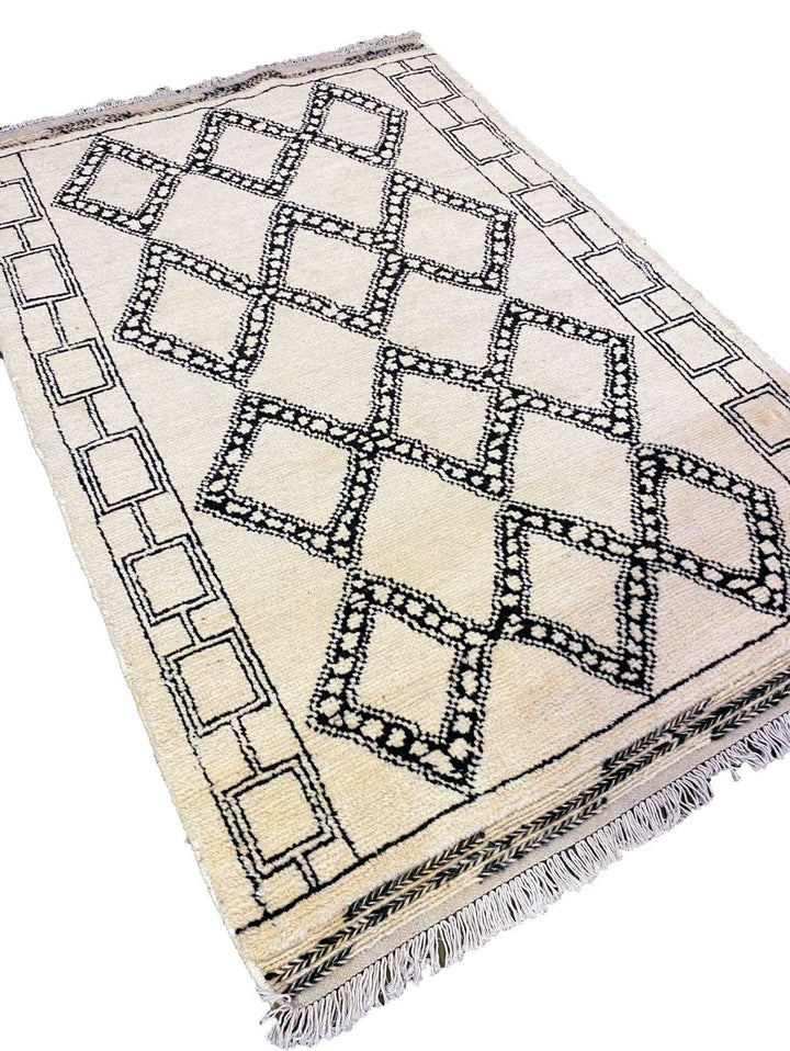 Moroccan Trellis - Size: 6 x 4 - Imam Carpets Online Store