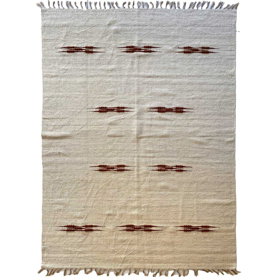 Motif Dhurrie - Size: 6.9 x 4.10 - Imam Carpet Co. Home