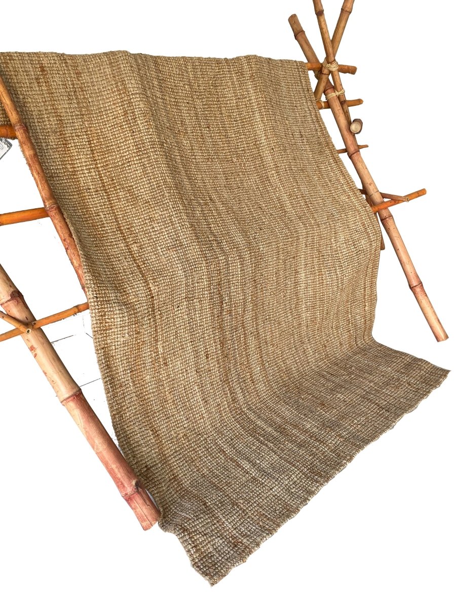 Natural Braided Jute Rug - Size: 7.8 x 5.2 - Imam Carpets - Online Shop