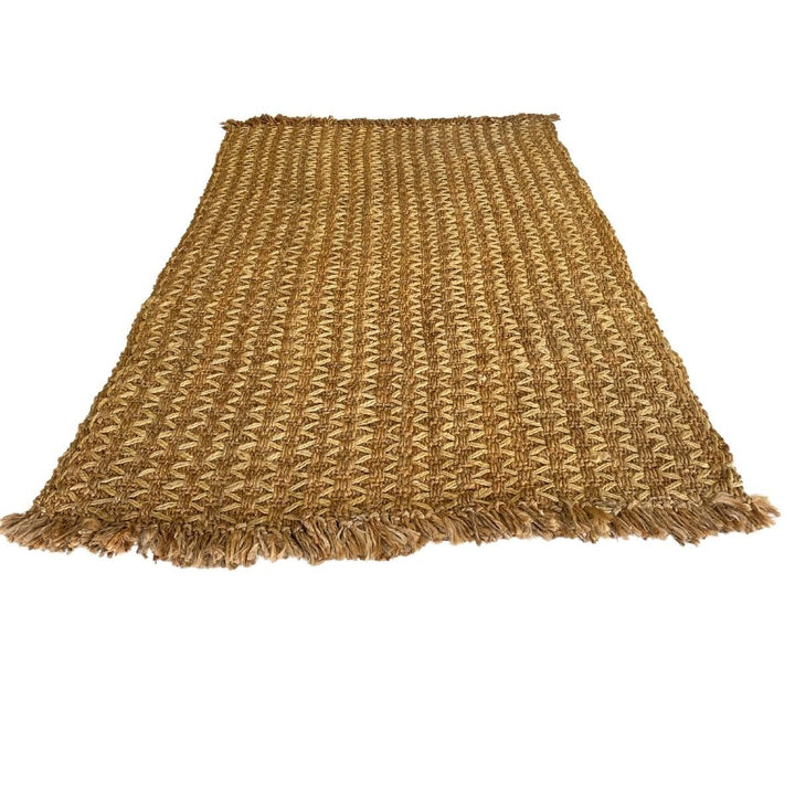 Natural Braided Jute Rug - Size: 7.9 x 4.11 - Imam Carpets - Online Shop