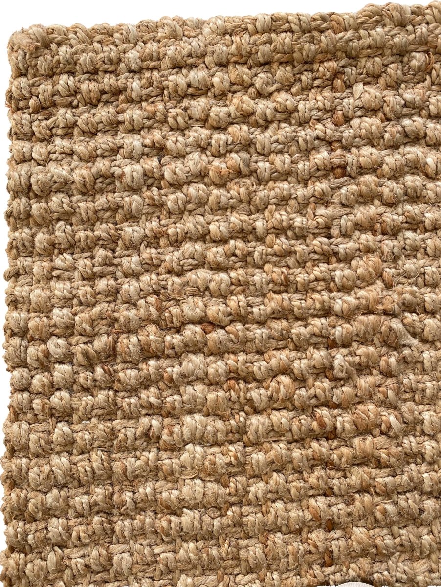 Natural Jute Rug - Size: 5 x 3.2 - Imam Carpets Online Store