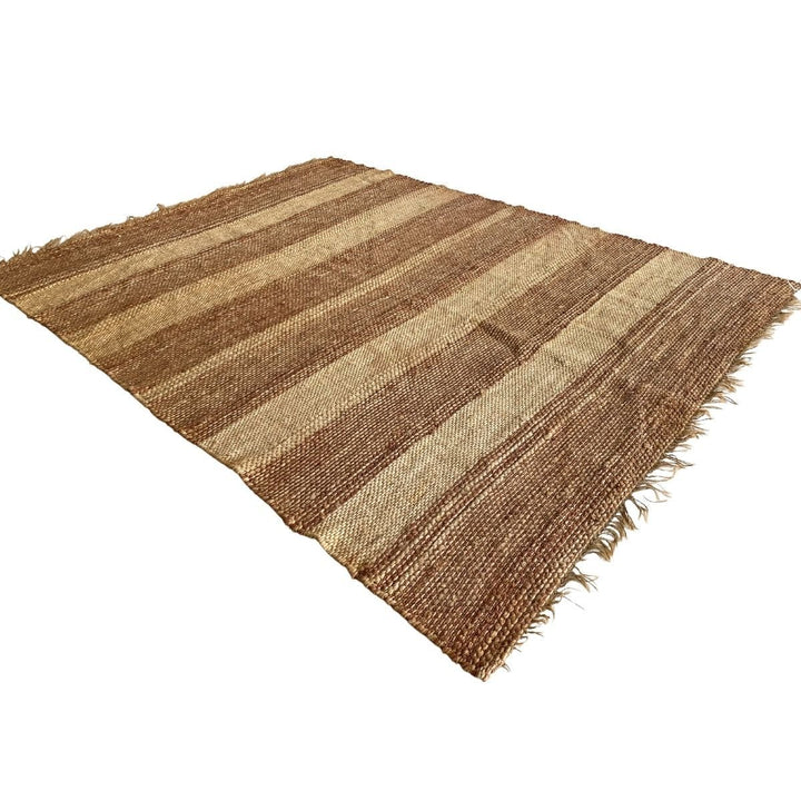 Natural Jute Tasseled Rug - Size: 7.7 x 6 - Imam Carpets - Online Shop
