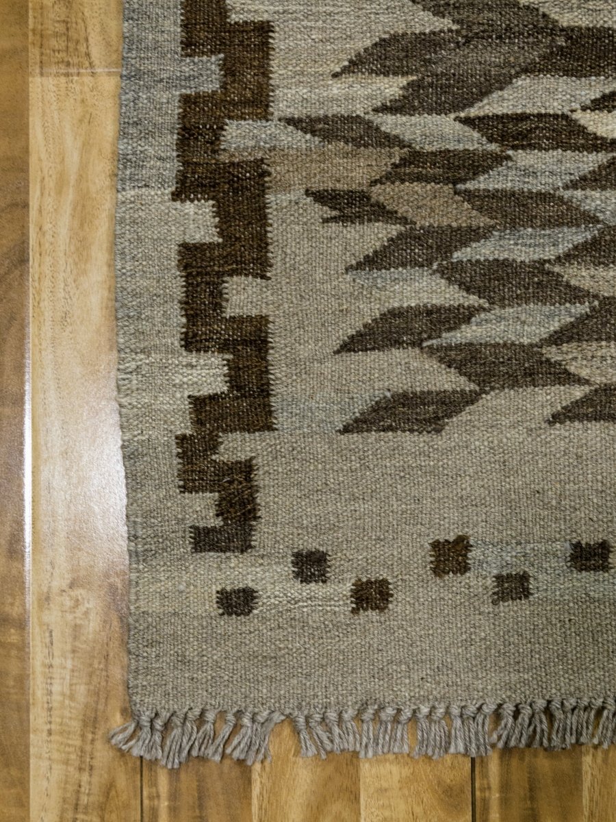 Nuetral Bohemian Kilim - Size: 4.9 x 3.1 - Imam Carpets - Online Shop