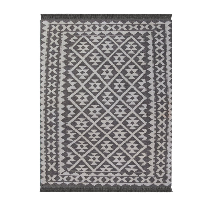 Nuetral Bohemian Kilim - Size: 5.10 x 4.0 - Imam Carpets - Online Shop