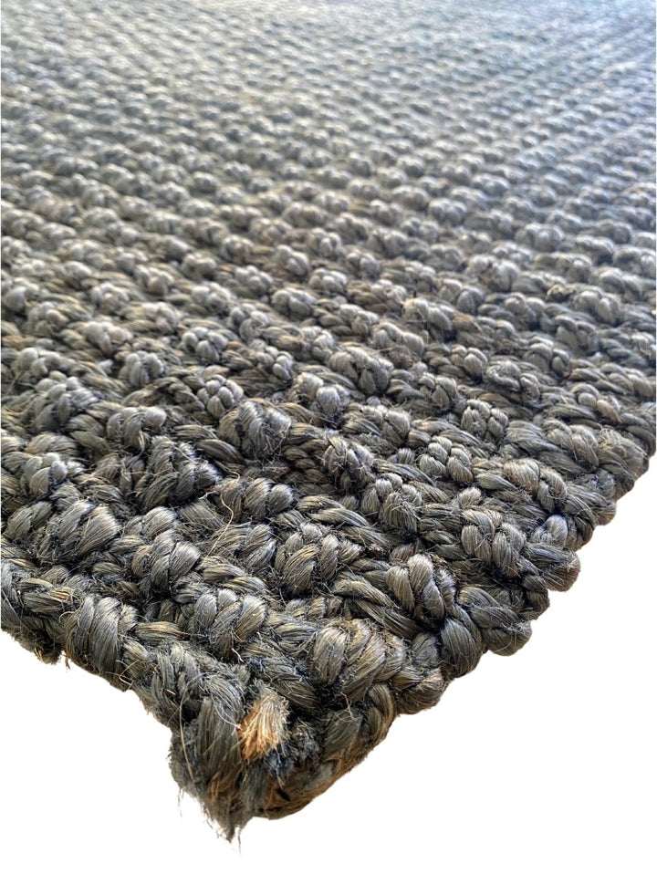 Overdyed Braided Jute Rug - size: 9 x 6 - Imam Carpet Co. Home
