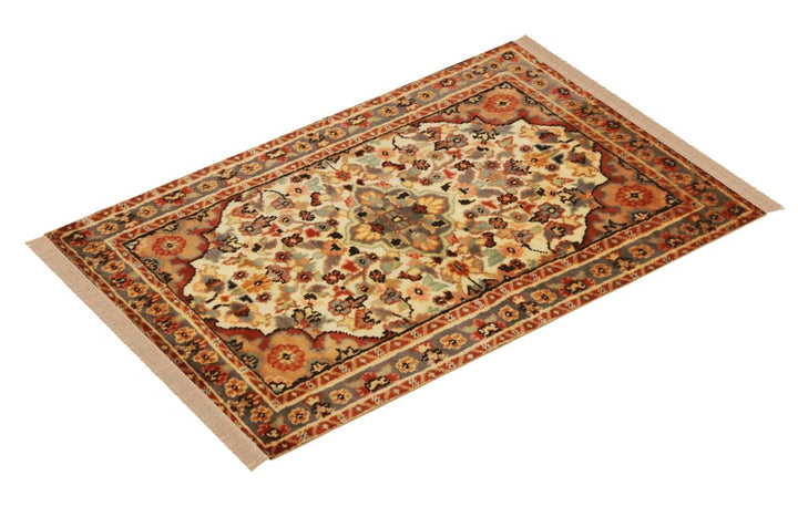 Pakistani - 2 x 3.2 - Silk Persian Handmade Carpet - Imam Carpets - Online Shop