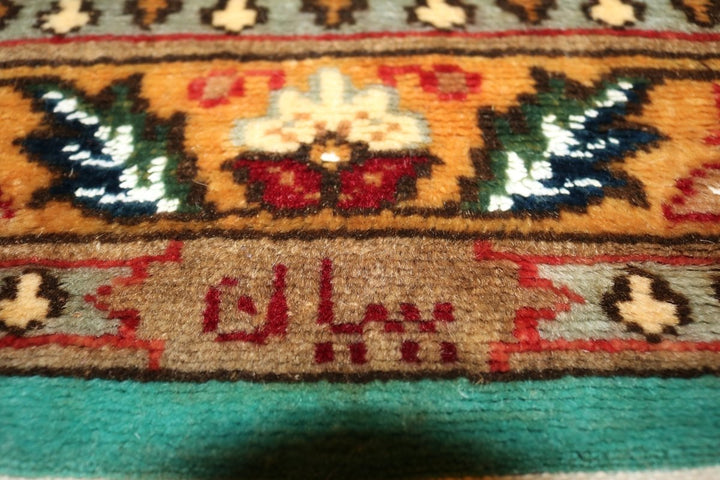 Pakistani - 4.10 x 2.10 - Persian Design Single Knot Carpet - Imam Carpets - Online Shop