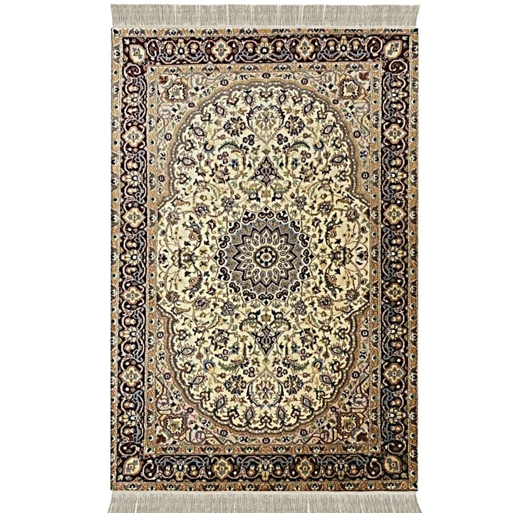 Pakistani - 6.1 x 4.1- Persian Design Double Knot Carpet - Imam Carpets - Online Shop