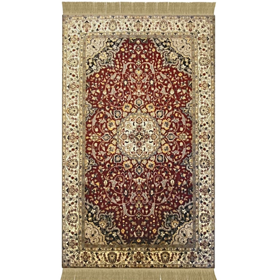 Pakistani - 9.2 x 5.11- Persian Design Double Knot Carpet - Imam Carpets - Online Shop