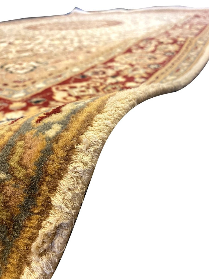 Pakistani - 9.2 x 6- Persian Design Double Knot Carpet - Imam Carpets - Online Shop