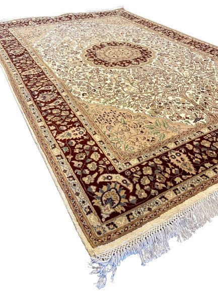 Pakistani - 9.3 x 6.1- Persian Design Double Knot Carpet - Imam Carpets - Online Shop