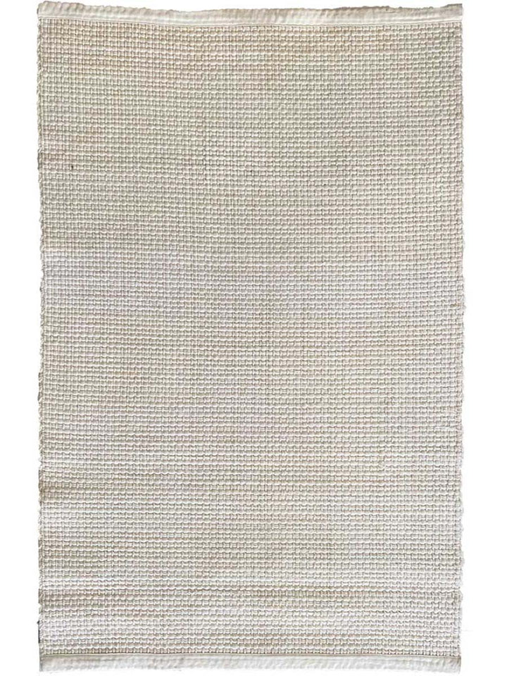 Plain White - Size: 5.6 x 3.8 - Imam Carpet Co
