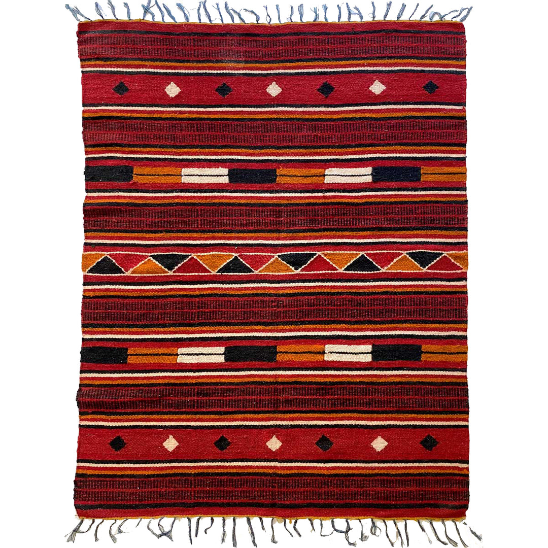 African Motifs Rug - Size: 6.3 x 4.11 - Imam Carpet Co
