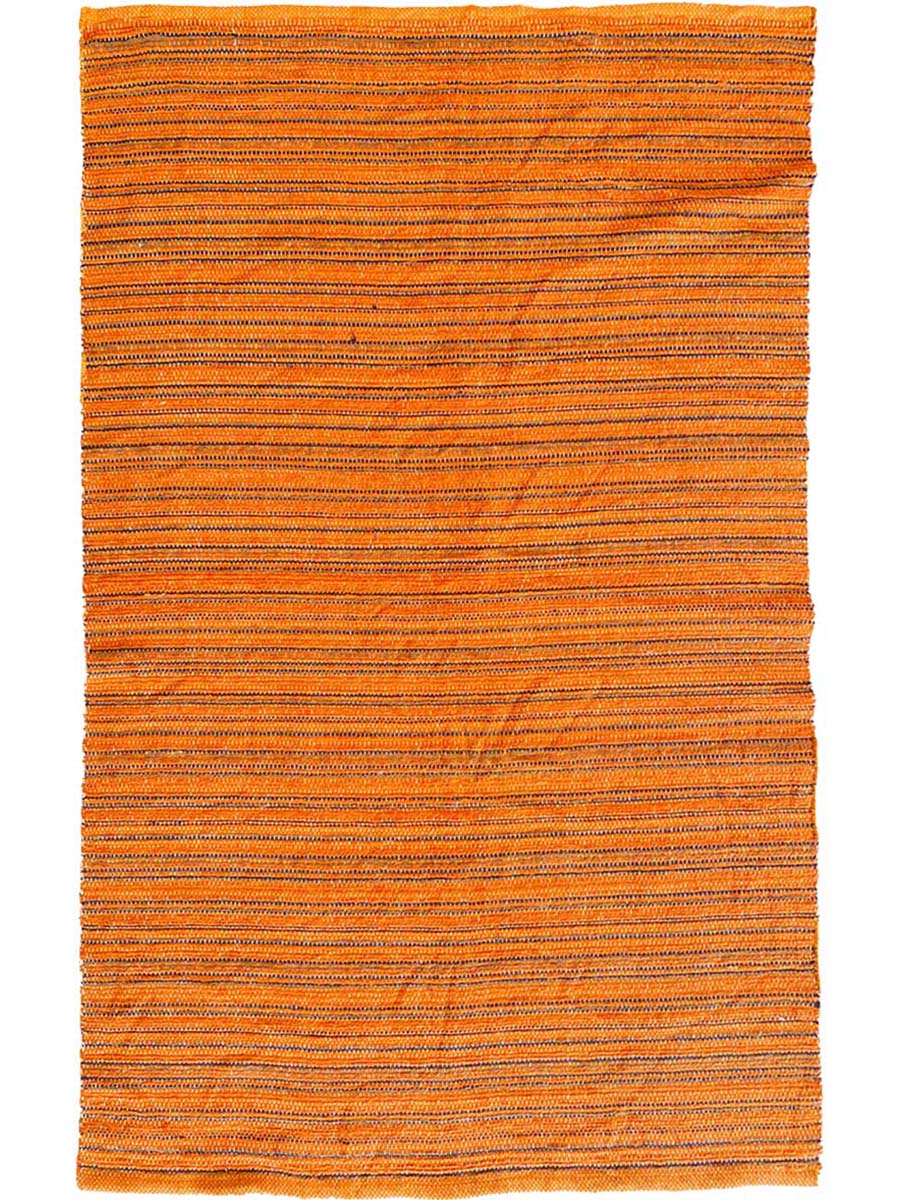 Rust Stripe Rug - Size: 6.2 x 4.3 - Imam Carpet Co
