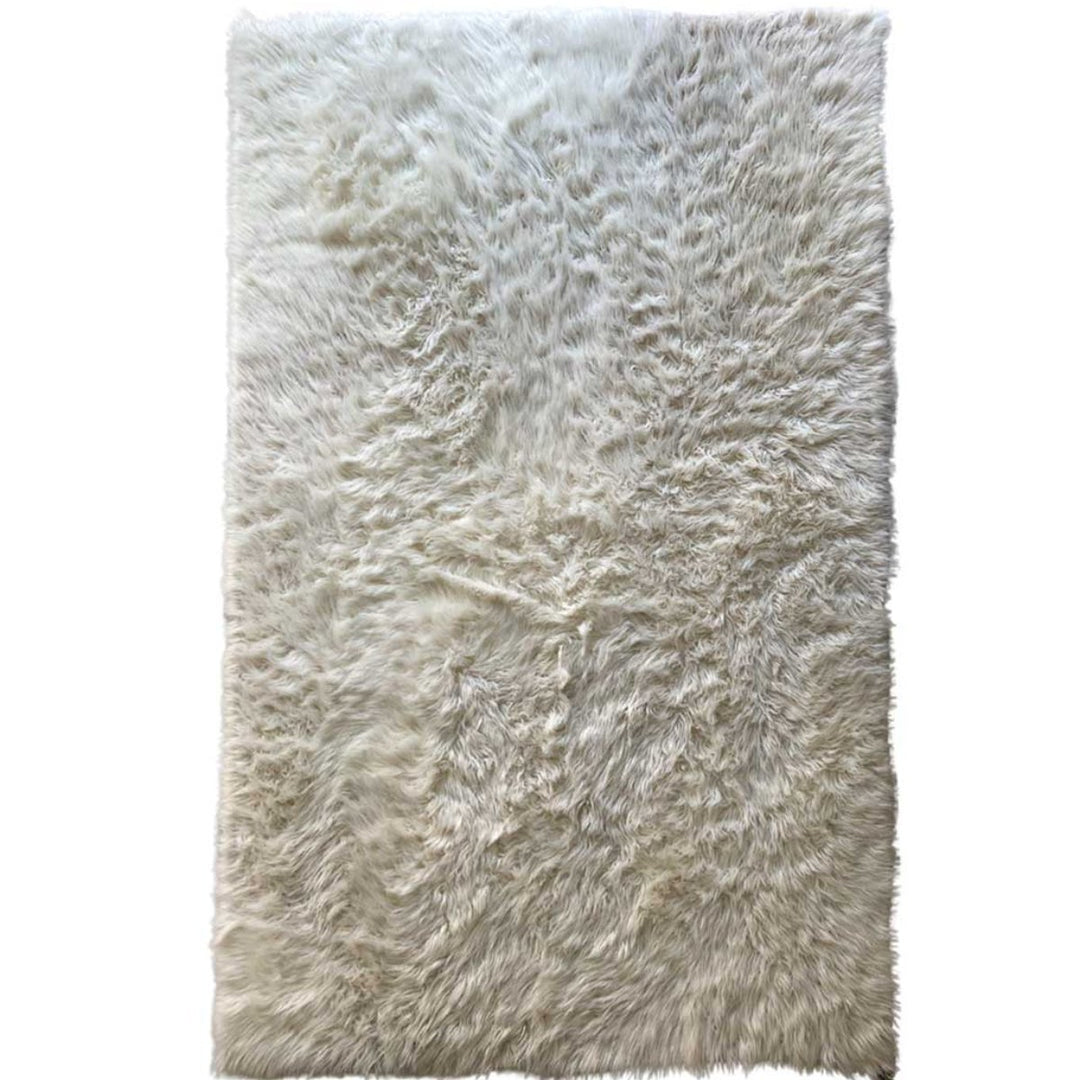 Shag Wool Rug - Size: 7.9 x 5.4 - Imam Carpets - Online Shop