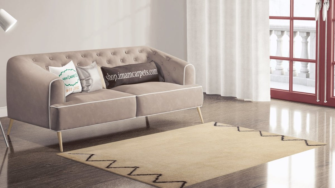 Shaggy Soft- 3.8 x 5.6 - Machine-made Area Carpet - Imam Carpets - Online Shop