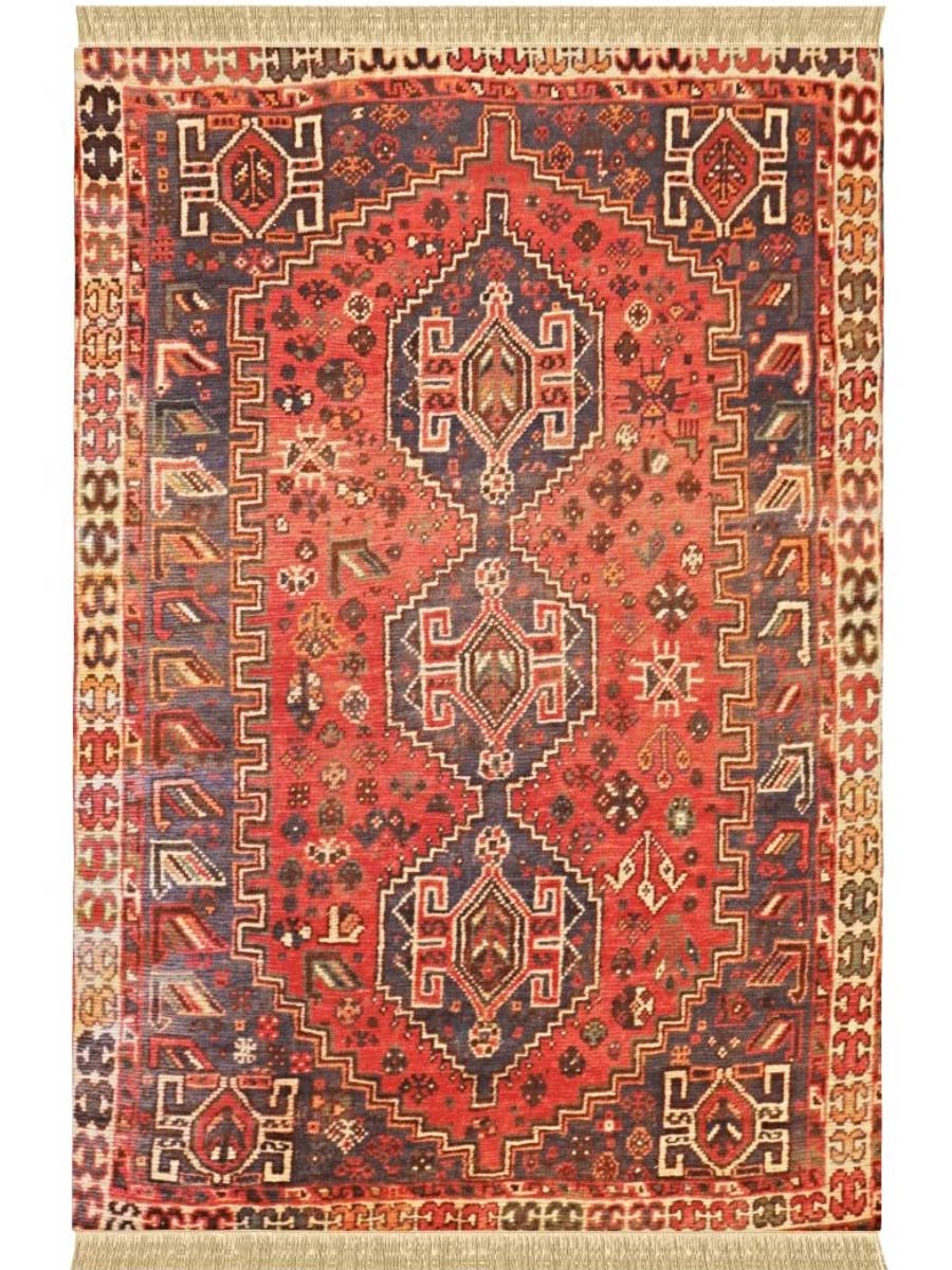 Shirazi Persian Tribal - Size: 7.10 x 5.4 - Imam Carpet Co