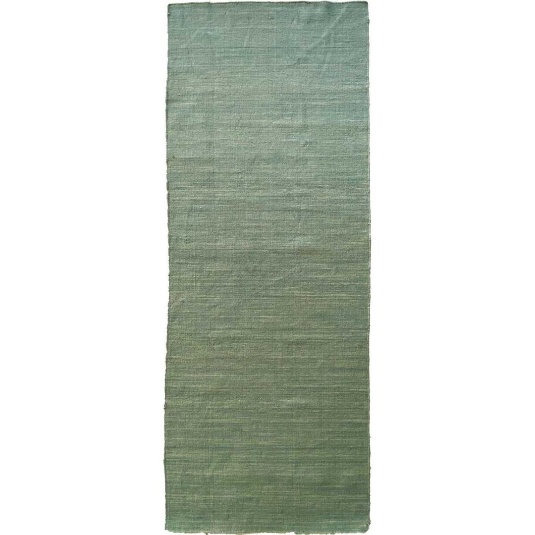 Solid Teal Runner - Size: 8 x 2.8 - Imam Carpet Co. Home