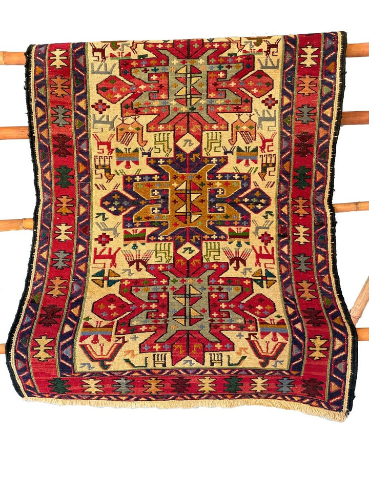 Sumak Kilim - Size: 4.4 x 3 - Imam Carpets - Online Shop