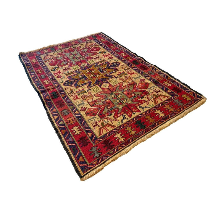 Sumak Kilim - Size: 4.4 x 3 - Imam Carpets - Online Shop