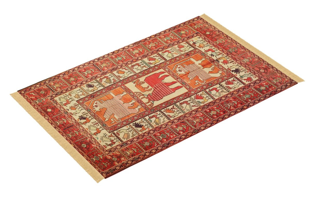 Sumak Silk- 4 x 6 - Handmade Kilim - Imam Carpets - Online Shop