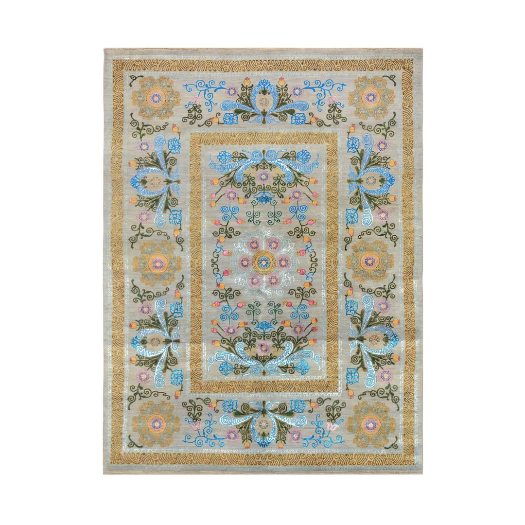 Suzani - 12.4 x 9.0 - Premium Handmade Modern Area Carpet - Imam Carpets - Online Shop