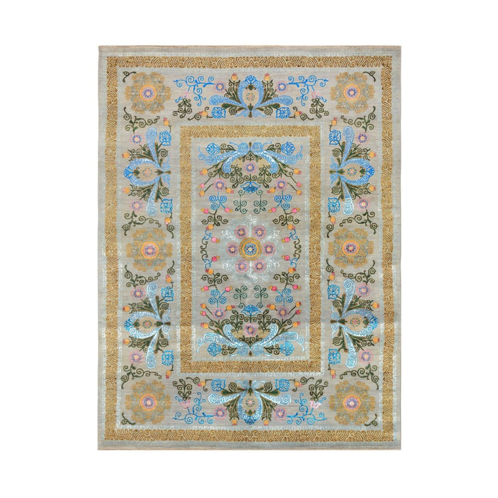 Suzani - 12.4 x 9.0 - Premium Handmade Modern Area Carpet - Imam Carpets - Online Shop