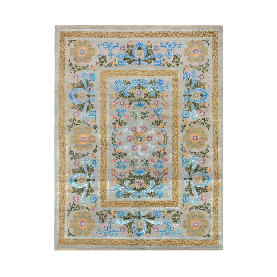 Suzani - 12.4 x 9.0 - Premium Handmade Modern Area Carpet - Imam Carpets - Online Shop