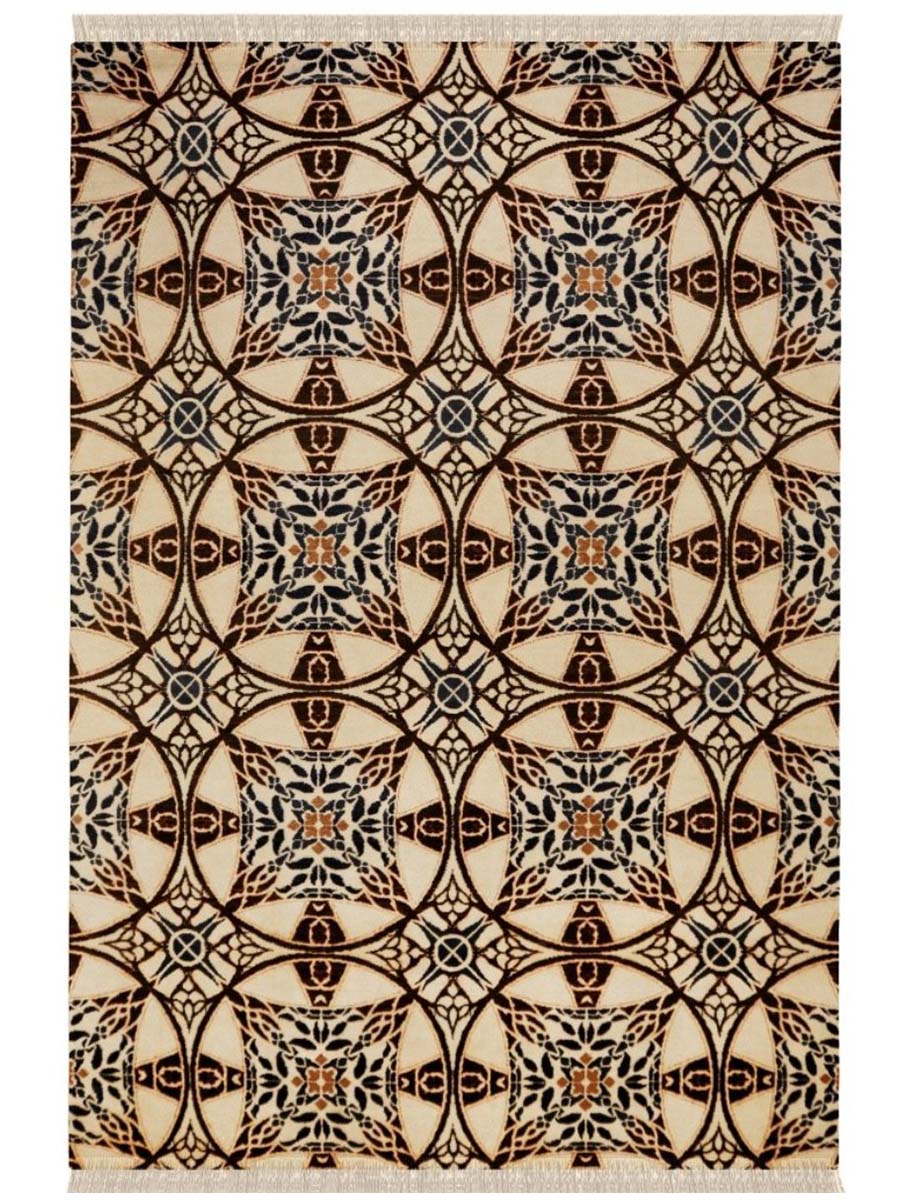 Trellis Suzani Rug -Size: 9.4 x 6.6 - Imam Carpet Co