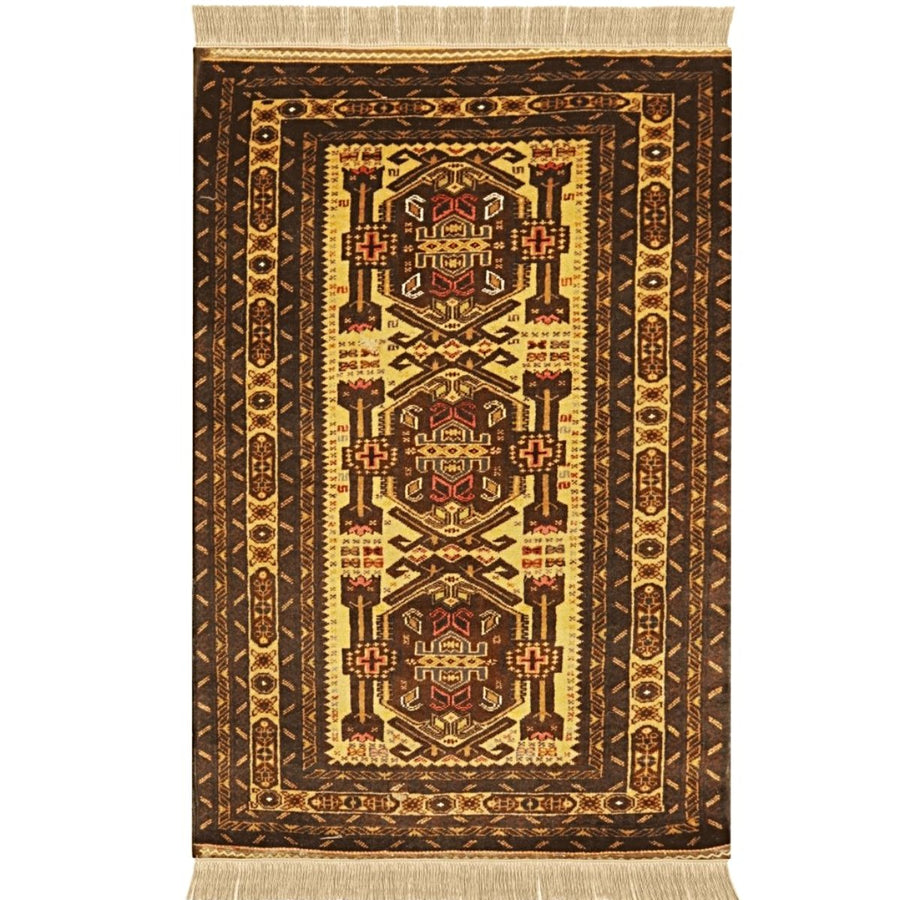 Tribal - 2.10 x 4.4 - Baluchi Handmade Carpet - Imam Carpets - Online Shop