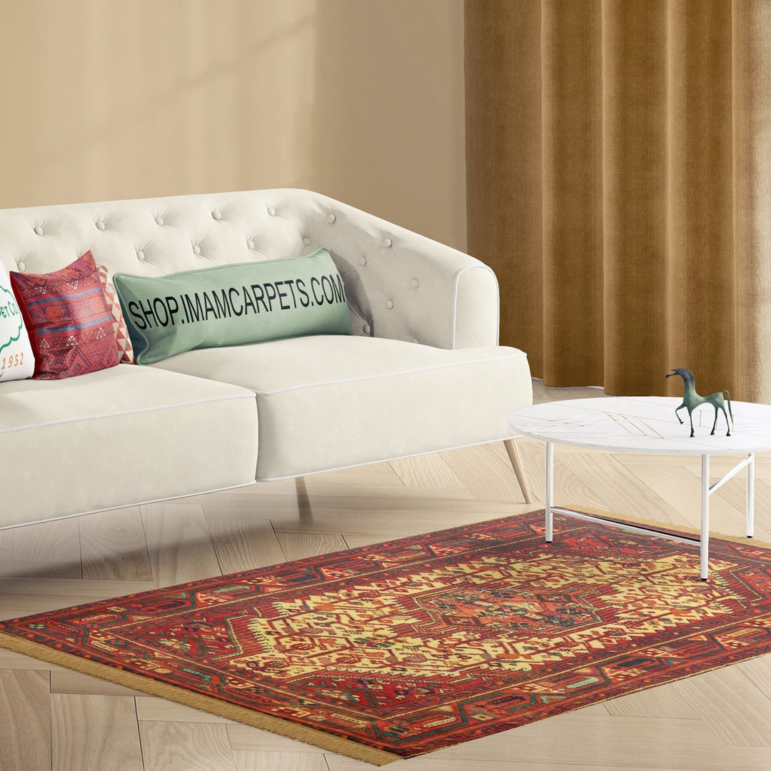 Tribal - 2.7 x 3.8 - Hamadan Handmade Carpet - Imam Carpets - Online Shop