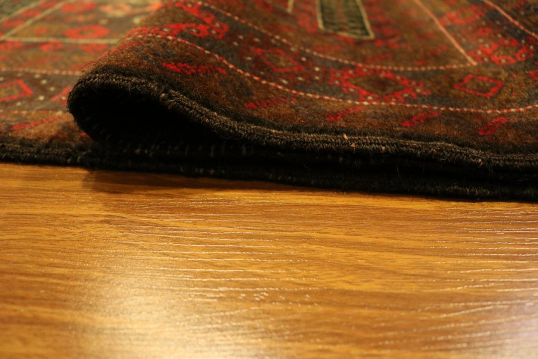 Tribal - 3.10 x 6.6 - Mashadi Saraogi Baluchi Handmade Carpet - Imam Carpets - Online Shop