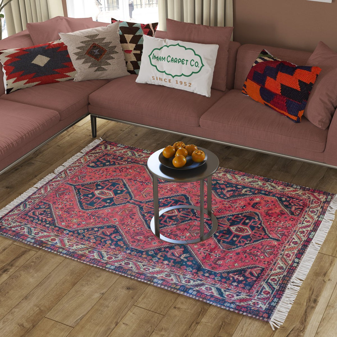 Tribal - 5.7 x 8.1 - Ghashgayi Handmade Carpet - Imam Carpets - Online Shop