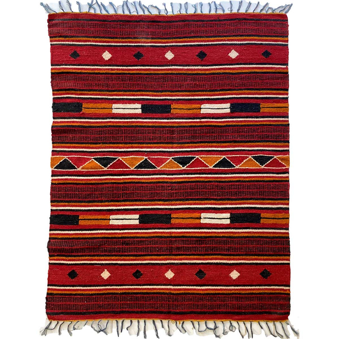Tribal Dhurrie - Size: 6.3 x 4.11 - Imam Carpet Co. Home