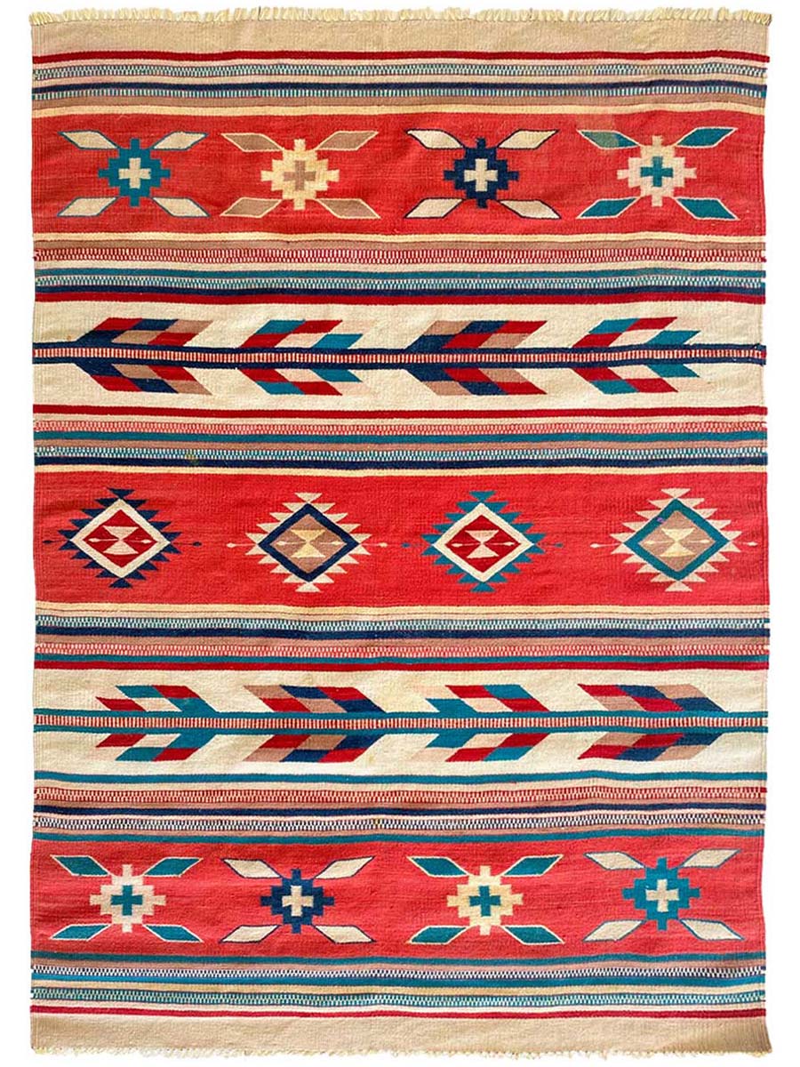 Turkish Kilim - Size: 5.8 x 4.6 - Imam Carpet Co