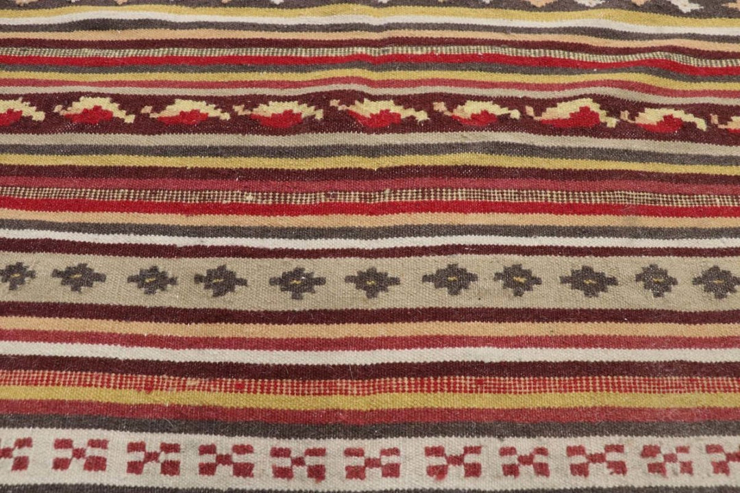 Vintage Turkish Dhurrie - Size: 9.5 x 6.5 - Imam Carpet Co. Home