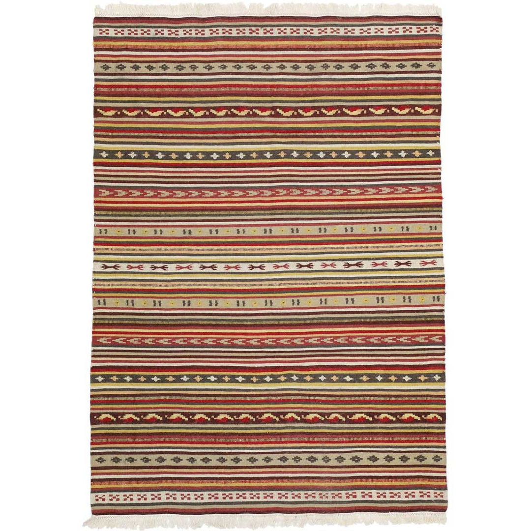 Vintage Turkish Dhurrie - Size: 9.5 x 6.5 - Imam Carpet Co. Home