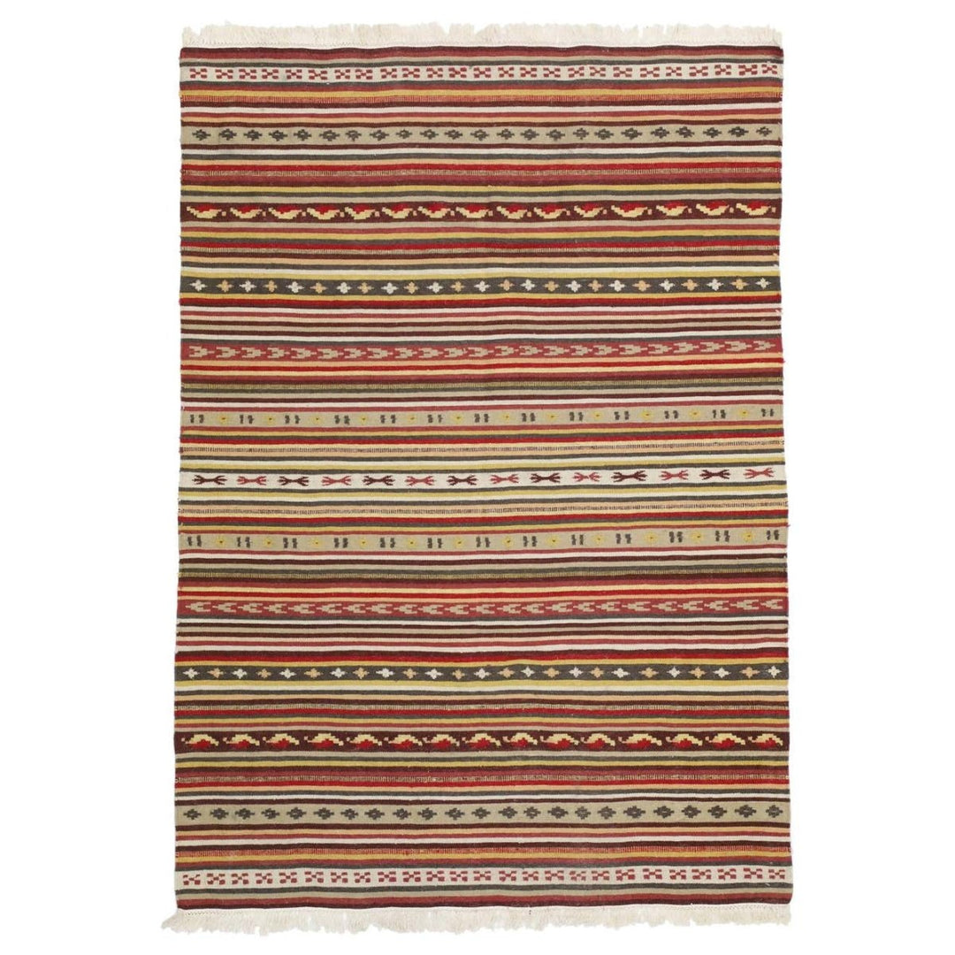 Vintage Turkish Dhurrie - Size: 9.5 x 6.5 - Imam Carpet Co. Home