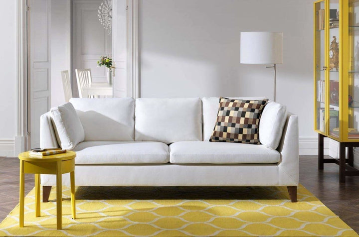Yellow Trellis Rug - Size: 7.8 x 5.5 - Imam Carpet Co. Home