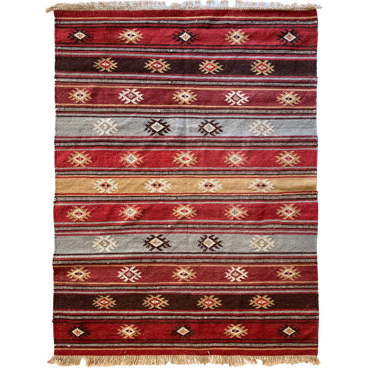 Zanskar Kilim - Size: 5.11 x 4.2 - Imam Carpet Co