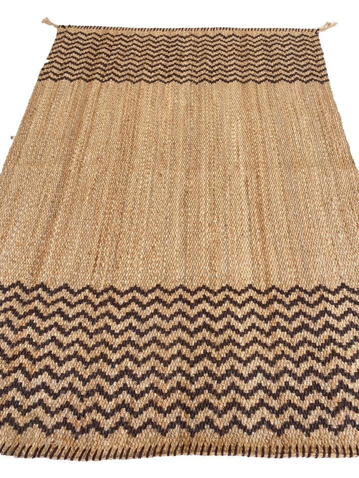 Zigzag Jute Rug - Size: 7.7 x 5.4 - Imam Carpets Online Store